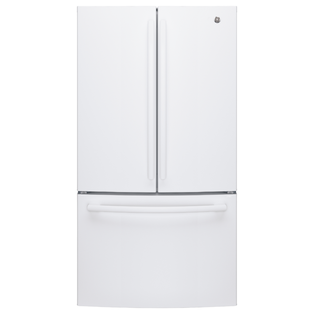 Réfrigérateur à deux portes 26,7 pi³ 36 po avec distributeur d’eau interne GE blanc