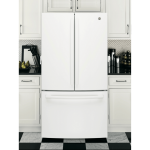 Réfrigérateur à deux portes 26,7 pi³ 36 po avec distributeur d’eau interne GE blanc