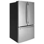 Réfrigérateur à deux portes 26,7 pi³ 36 po avec distributeur d’eau interne GE acier inoxydable