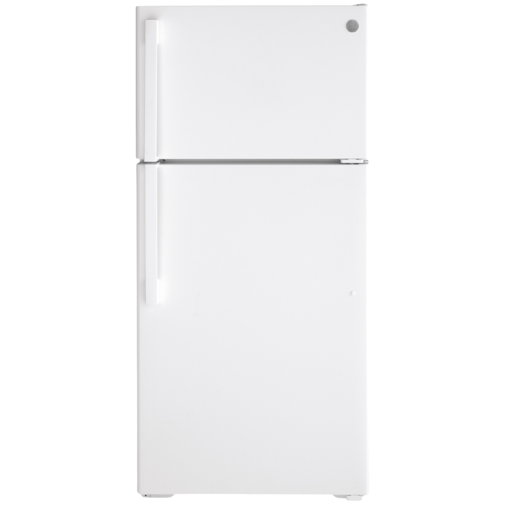 GE 28" / 15.6ft³ Top Freezer Refrigerator White