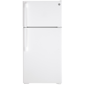 GE 28" / 15.6ft³ Top Freezer Refrigerator White