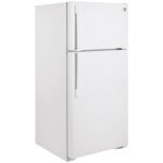 Réfrigérateur à congélateur supérieur 15,6 pi³ 28 po de GE blanc