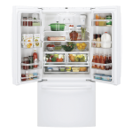 GE 18.6 ft³ Counter-Depth French-Door Refrigerator White