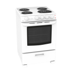 GE 24" Electric Range w/ 2.9 Cu. Ft. Oven White