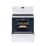 Cuisinière électrique à convection Air-Flow 30″ GE avec four de 5 pi³