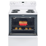 GE 30″ Electric Range w/ 5 Cu. Ft. Sellf-Cleaning Oven and Sensi-Temp Coil Element