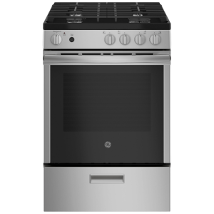 GE 24" Slide-in Gas Range Stainless Steel