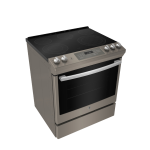 Cuisinière électrique encastrée à convection véritable 30″ GE avec four de 5,3 pi³ ardoise