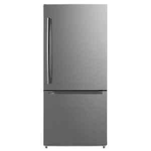 Réfrigérateur congélateur en bas MOFFAT de 19 pi³ acier inoxydable