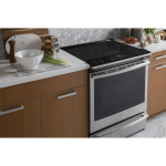 GE Profile 30" Electric Slide-in True European Convection Induction Range