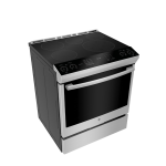 Cuisinière à induction encastrée 30″ GE Profile avec four à convection véritable inox