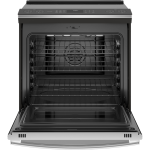 GE Profile 30" Electric Slide-in True European Convection Induction Range