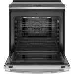 Cuisinière à induction encastrée 30″ GE Profile avec four à convection véritable