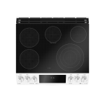 Cuisinière électrique encastrée 30″ GE Profile avec four à convection véritable