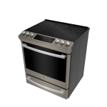 GE Profile 30" Electric Slide-in True European Convection Range Slate