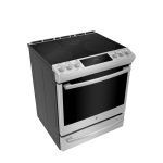 Cuisinière électrique encastrée 30″ GE Profile avec four à convection véritable inox