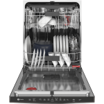 Lave-vaisselle encastré 24″ GE Profile de 45 dB à cuve haute et 3e panier
