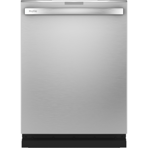 Lave-vaisselle encastré de 24″ GE Profile ultra silencieux de 39 dB à cuve haute et 3e panier Acier inoxydable