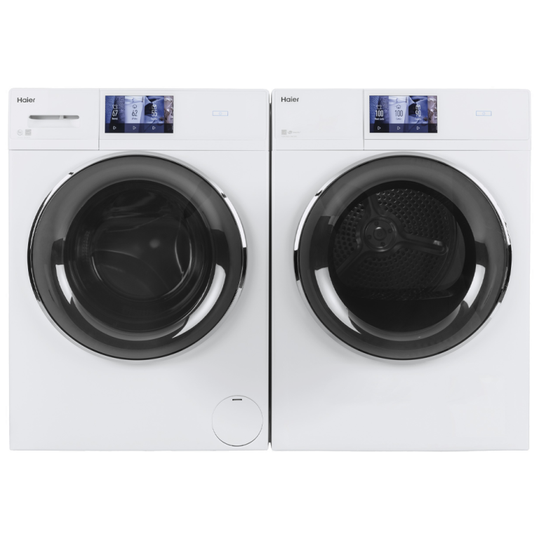 Ensemble laveuse / sécheuse frontal 24″ HAIER