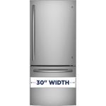 GE 20.9 ft³ Bottom-Freezer Refrigerator Fingerprint Resistant Stainless Steel