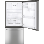Réfrigérateur à congélateur inférieur de 20,9 pi³ GE
