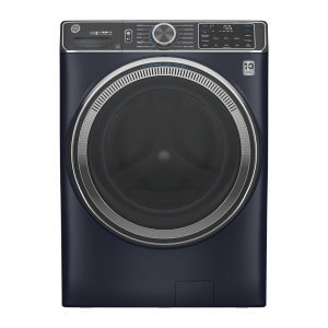 GE 5.8 Cu. Ft. 28″ Wide Front Load Washer with Built-In Wi-Fi Sapphire Blue