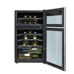 GE 29-Bottle Dual Zone Wine Cooler