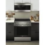 HAIER 30″ Electric Slide-In Fan Convection Range w/ 5.7 Cu. Ft. Oven and WiFi Connexion