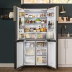 HAIER 33-inch Wide 16.4 Cu. Ft. Bottom-Mount Quad Door Refrigerator