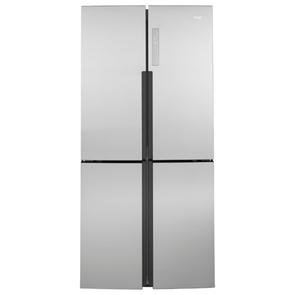 HAIER 33-inch Wide 16.4 Cu. Ft. Bottom-Mount Quad Door Refrigerator Stainless