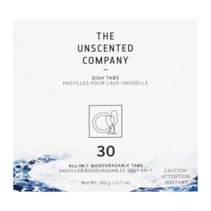 THE UNSCENTED CO Ecodesigned Dish Tabs - 30 tabs
