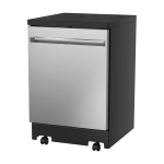 GE 24" Portable Dishwasher Stainless Steel