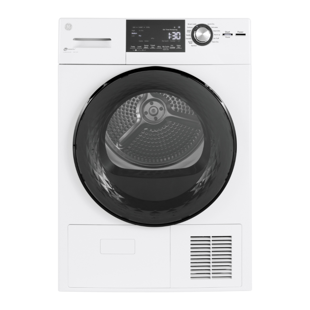 GE 24" / 4,1ft³ Front Load Ventless Dryer White