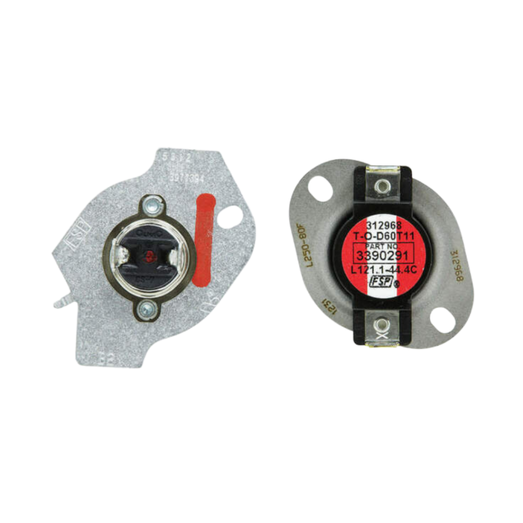 Ensemble de fusible thermique et thermostat de sécurité pour sécheuse WHIRLPOOL