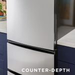 Réfrigérateur à congélateur inférieur 12 pi³ GE inox