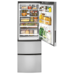 Réfrigérateur à congélateur inférieur 12 pi³ GE