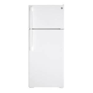 GE 28" / 17.5 ft³ Top Freezer Refrigerator White