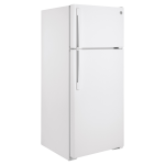 GE 28" / 17.5 ft³ Top Freezer Refrigerator White