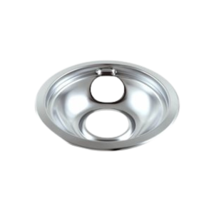 WHRLPOOL 8" Drip Bowl, Chrome