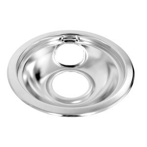 WHRLPOOL 6" Drip Bowl, Chrome