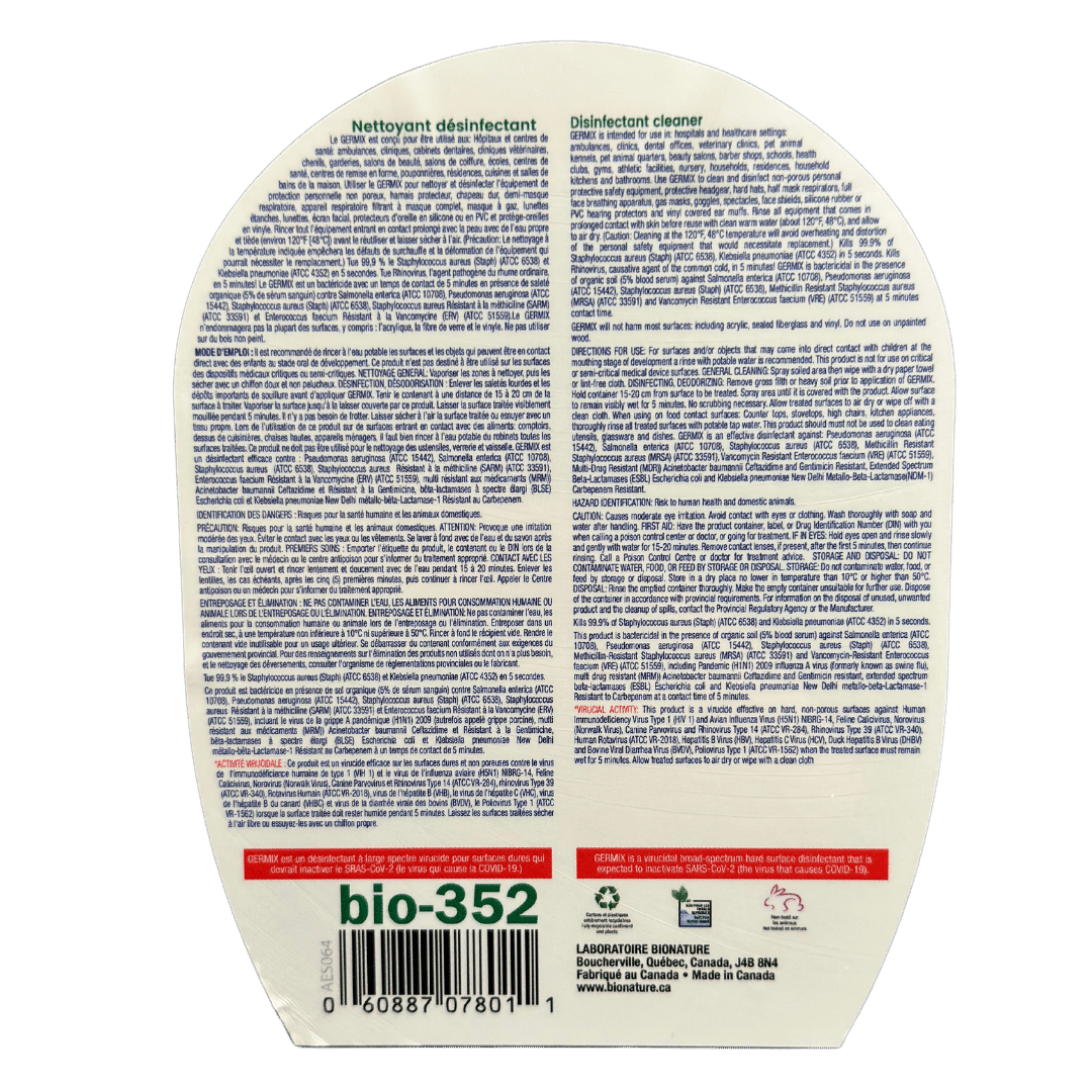 Nettoyant multi-surface – Laboratoire Bionature