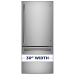 GE 20.9 ft³ Bottom-Freezer Refrigerator Stainless Steel