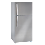 MOFFAT 18 ft³ Top-Freezer Refrigerator Stainless Steel