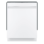 GE 24" 51 dB Built-in Dishwasher White