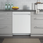 GE 24" 51 dB Built-in Dishwasher White with Stainless Steel Tub