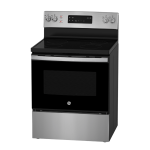 GE 30" Electric Range w/ 5 ft³ Self-Cleaning Oven Stainless Steel