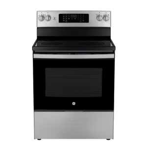 GE 30" Electric Air-Flow Convection Range w/ 5 Cu. Ft. Oven Stainless Steel