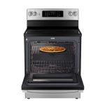 GE 30" Electric Air-Flow Convection Range w/ 5 Cu. Ft. Oven Stainless Steel