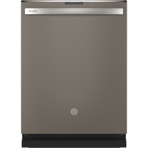 GE Profile 24" 45 dB Built-In Dishwasher with Tall Tub and 3rd Rack Black Stainless