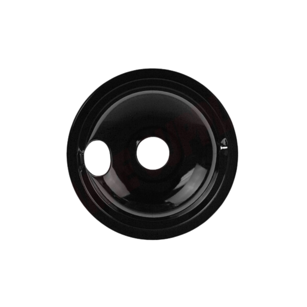 GE Drip Bowl 8'' black porcelain